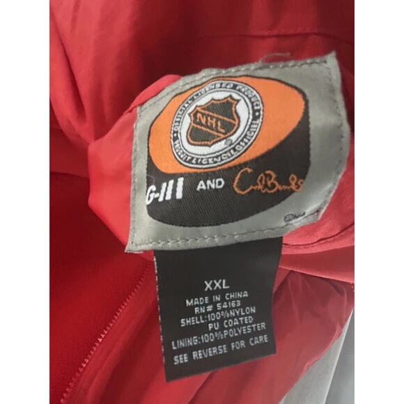 Vintage Detroit Red Wings 2XL Reversible G-III NHL Winter Jacket Coat Hood XXL - Picture 10 of 16